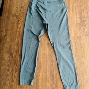 Gymshark Seamless High-Waist Leggings in Dusty Teal